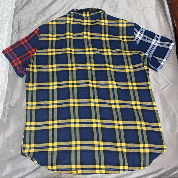 SHEIN multicolored button down - Picture 2 of 3